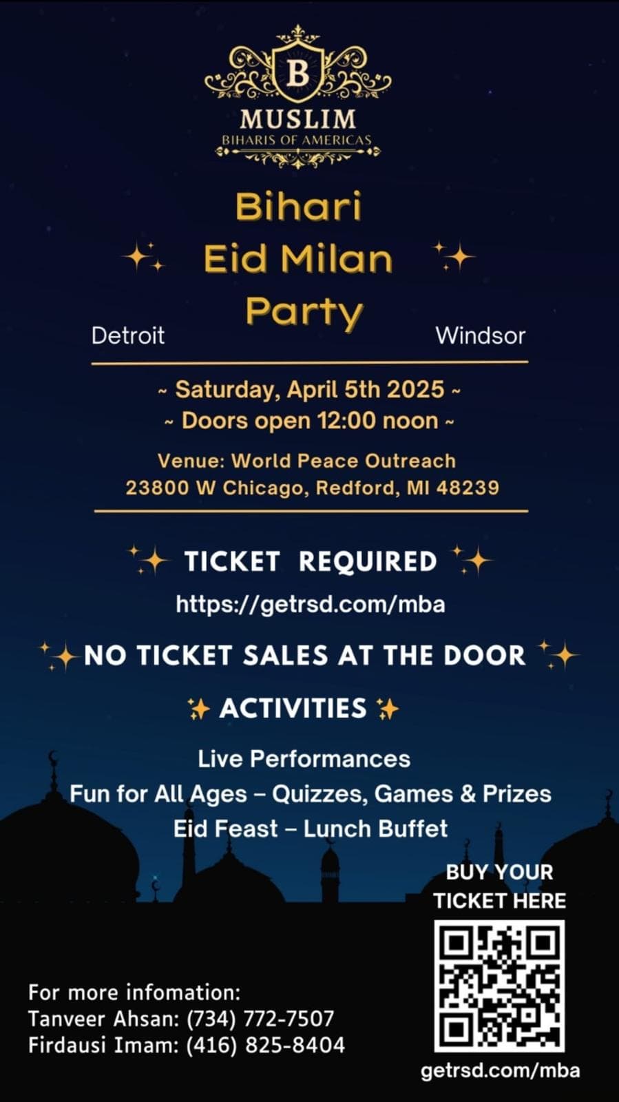 MBA Event at World Peace Outreach