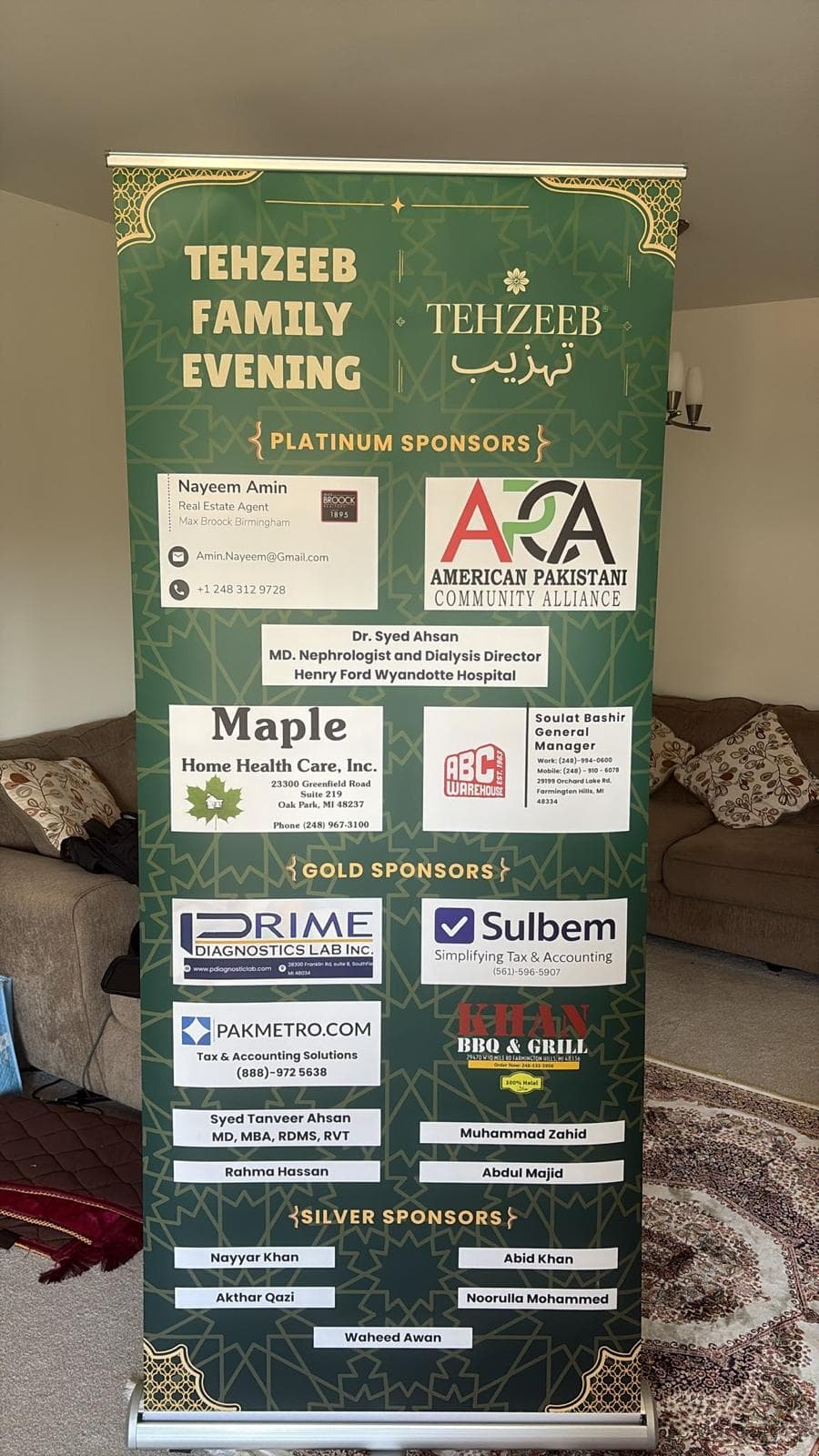 Tehzeeb community interaction